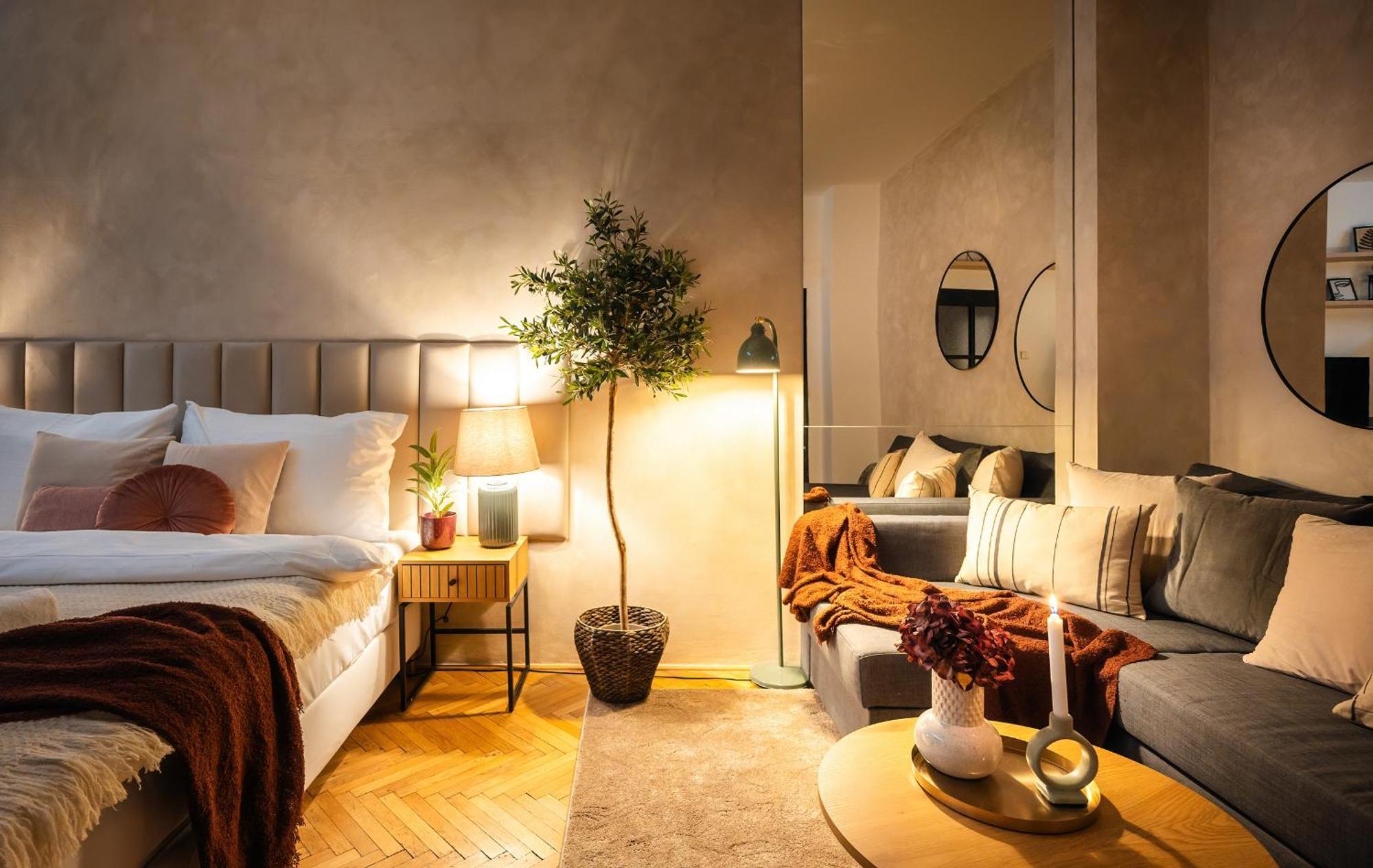 2Br 1,5Bath Chic City Suite Near Wenceslas Square براغ المظهر الخارجي الصورة