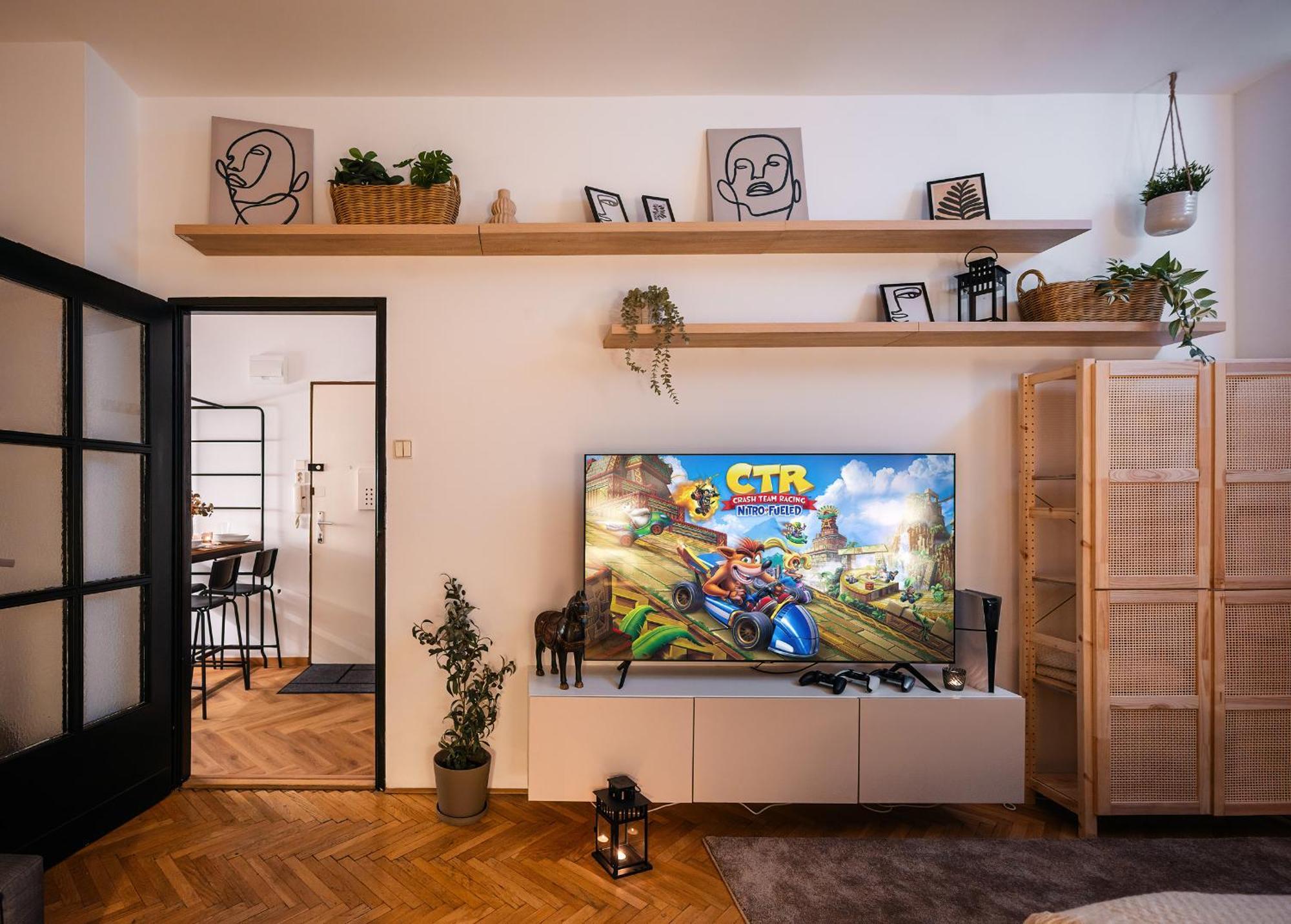 2Br 1,5Bath Chic City Suite Near Wenceslas Square براغ المظهر الخارجي الصورة